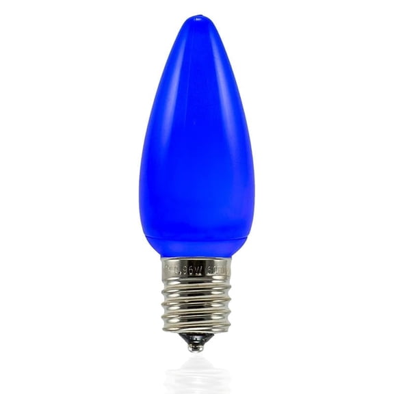 Pro Christmas C9 LED SMD Frosted Blue Retrofit Replacement Bulbs, 25 count