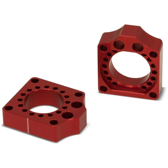 Pro Circuit Red Anodized Billet Axle Blocks (HAB00)
