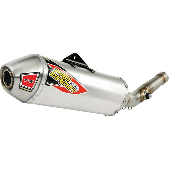 Pro Circuit T-6 Slip-On Silencer Stainless Steel (0151545A)