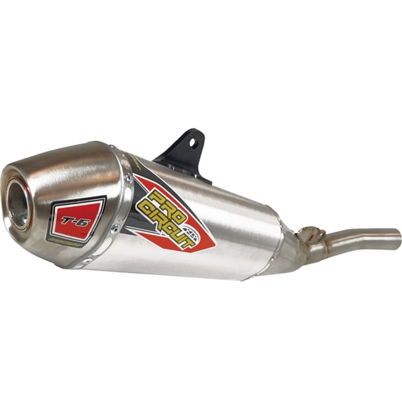 Pro Circuit T-6 Stainless Steel Slip-On Exhaust Muffler (0132345A)