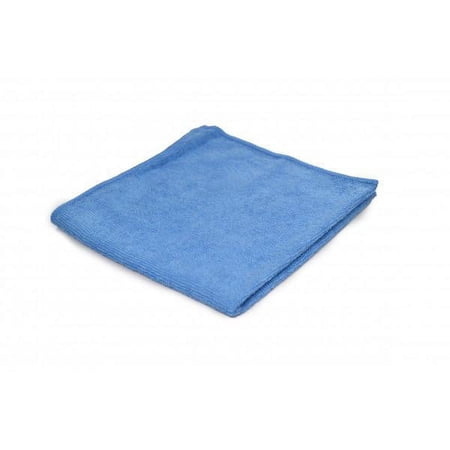 Pro-Clean Basics Blue Microfiber General Purpose Cleaning Cloth, Heavy Weight, 12in x 12in: 48-Pack
