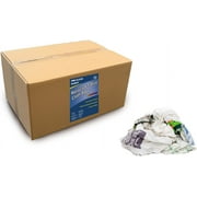 Pro-Clean Basics Reclaimed Mixed Colored T-Shirt Rags 50 lb. Box