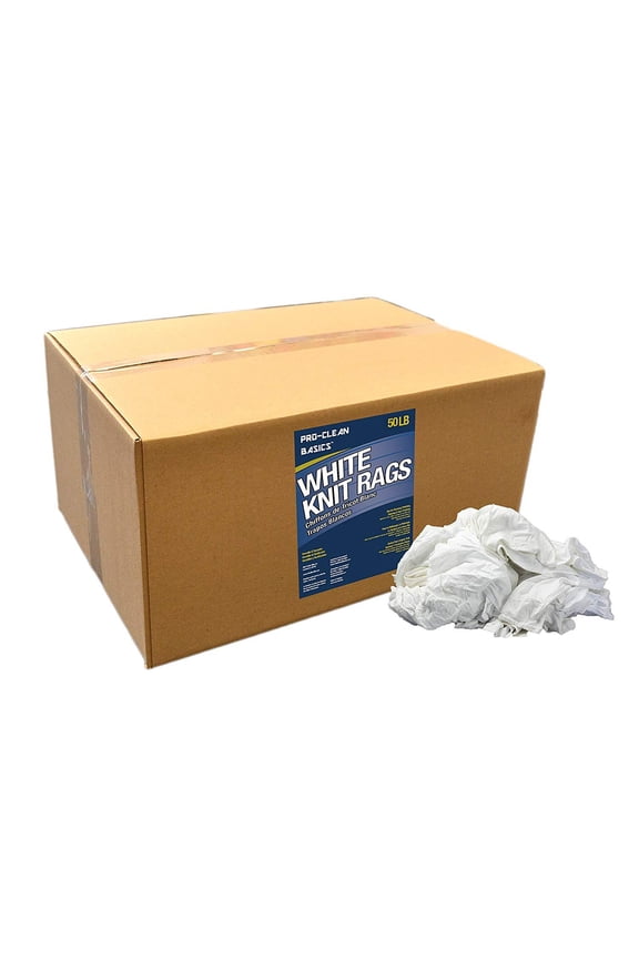 White T-Shirt Knits, 50lb. box