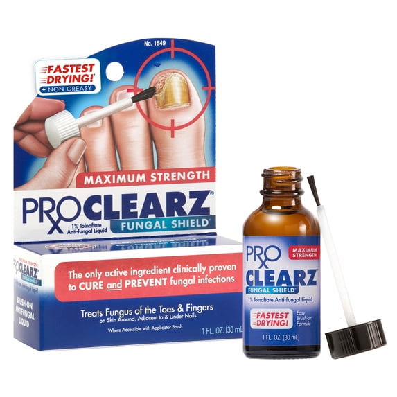 Pro Clearz Fungal Shield Brush-On Antifungal Liquid, Maximum Strength, 1 oz