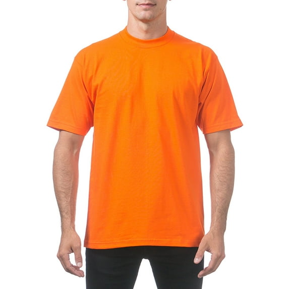 Pro Club Big and Tall T Shirts Heavyweight Short Sleeve Plain Solid Tee S-5XL