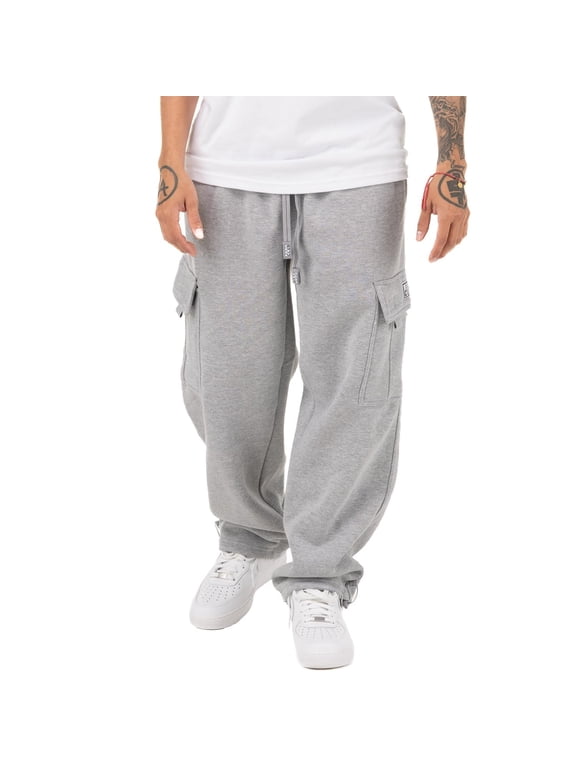 Fleece Cargo Sweatpants 13.0oz 60/40 3XL Grey