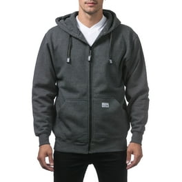 Pro Club Men s Heavyweight Full Zip Fleece Hoodie Walmart