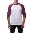 thumbnail image 1 of Pro Club Men's 3/4 Sleeve Crew Neck Baseball Shirt, 1 of 5