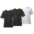 thumbnail image 1 of Pro Club Men's 3-Pack Heavyweight Cotton Short Sleeve Crew Neck T-Shirt, 1 of 2