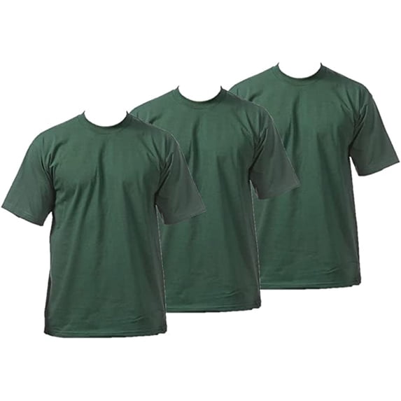 Pro Club Men's 3-Pack Heavyweight Cotton Short Sleeve Crew Neck T-Shirt