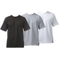 thumbnail image 1 of Pro Club Men's 3-Pack Heavyweight Cotton Short Sleeve Crew Neck T-Shirt, 1 of 1
