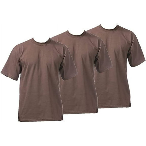 Pro Club Men's 3-Pack Heavyweight Cotton Short Sleeve Crew Neck T-Shirt