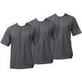 thumbnail image 1 of Pro Club Men's 3-Pack Heavyweight Cotton Short Sleeve Crew Neck T-Shirt, 1 of 4