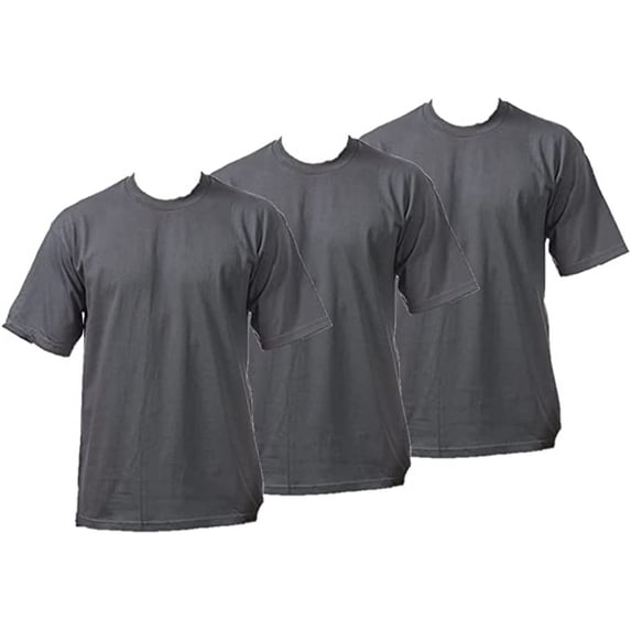Pro Club Men's 3-Pack Heavyweight Cotton Short Sleeve Crew Neck T-Shirt