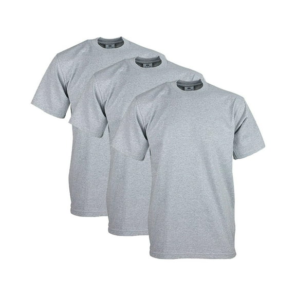 Pro Club Men's 3-Pack Heavyweight Cotton Short Sleeve Crew Neck T-Shirts