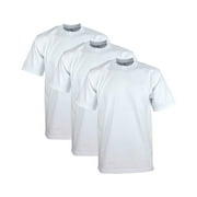PRO CLUB Men's 3-Pack Heavyweight Cotton Short Sleeve Crew Neck T-Shirts