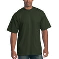 thumbnail image 1 of Pro Club Men's 6.5 oz Heavyweight Cotton Short Sleeve T-Shirt, Olive, X-Large, 1 of 2