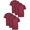 thumbnail image 1 of Pro Club Men's 6-Pack Heavyweight Cotton Short Sleeve Crew Neck T-Shirt, 1 of 5