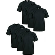 PRO CLUB Men's 6-Pack Heavyweight Cotton Short Sleeve Crew Neck T-Shirt
