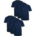 thumbnail image 1 of Pro Club Men's 6-Pack Heavyweight Cotton Short Sleeve Crew Neck T-Shirt, 1 of 5