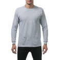thumbnail image 1 of Pro Club Men's Relaxed Fit Comfort Cotton Long Sleeve T-Shirt - Heather Gray - Medium, 1 of 4