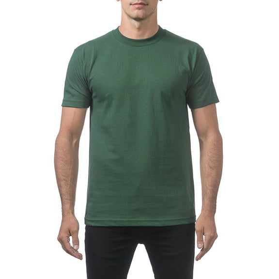 Pro Club Men's Comfort Cotton Short Sleeve Crew Neck T-Shirt - Forrest Green - XL