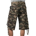 thumbnail image 1 of Pro Club Men's Cotton Twill Cargo Shorts With Belt, 1 of 7