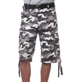 thumbnail image 1 of Pro Club Men's Cotton Twill Cargo Shorts with Belt, 1 of 5