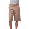 thumbnail image 1 of Pro Club Men's Cotton Twill Cargo Shorts with Belt, 1 of 4