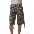 thumbnail image 1 of Pro Club Men's Cotton Twill Cargo Shorts with Belt, 1 of 5