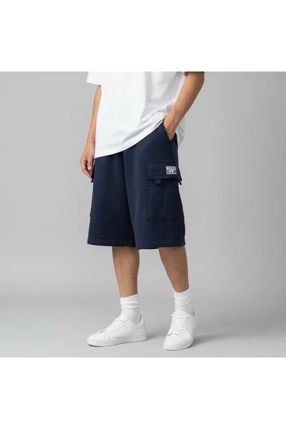 Men's Fleece Cargo Shorts
