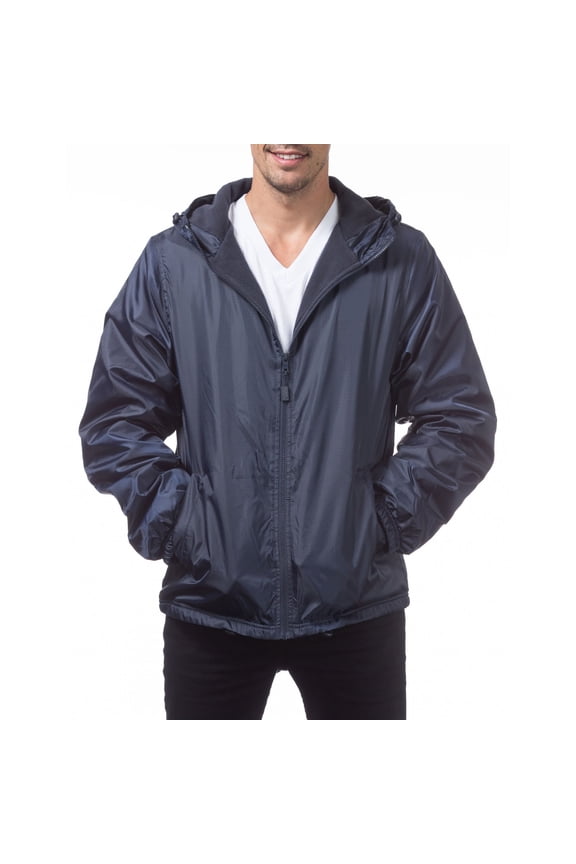 Men's Fleece Lined Windbreaker Jacket