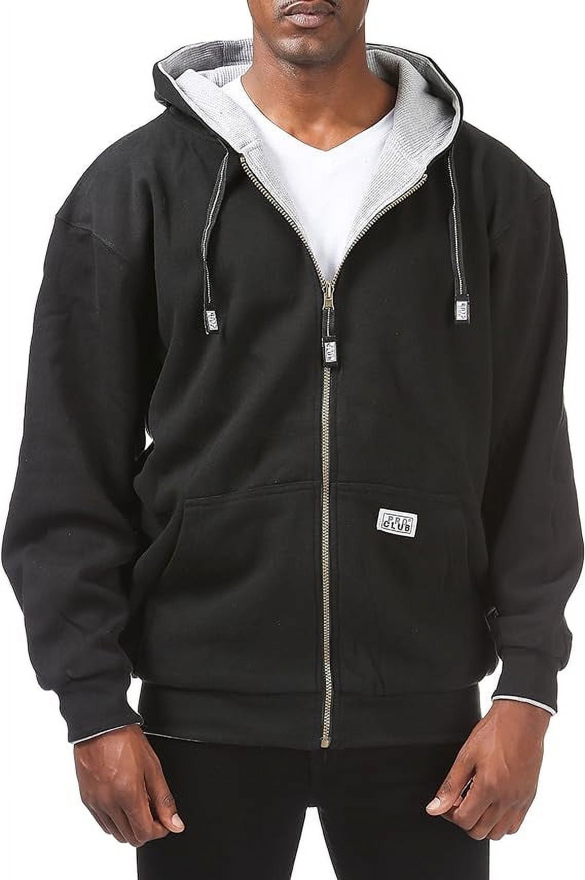 Pro Club Men s Full Zip Reversible Fleece and Thermal Hoodie