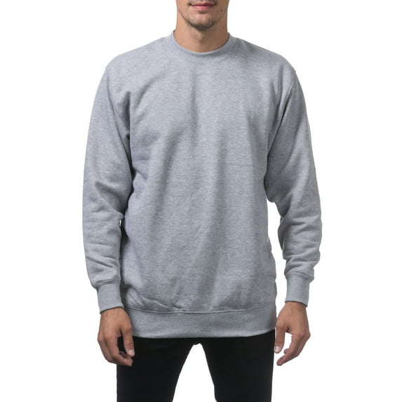 Pro Club Men's Heavyweight 13oz Crew Neck Fleece Sweatshirt