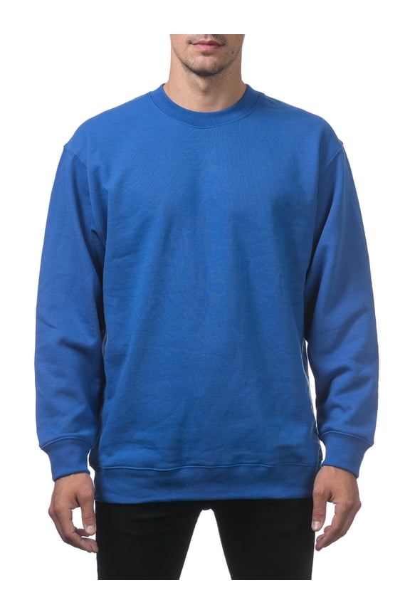 Men's Heavyweight 13oz Crew Neck Fleece Pullover Sweatshirt