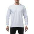 thumbnail image 1 of Pro Club Men's Heavyweight Cotton Long Sleeve Crew Neck T-Shirt, 1 of 2