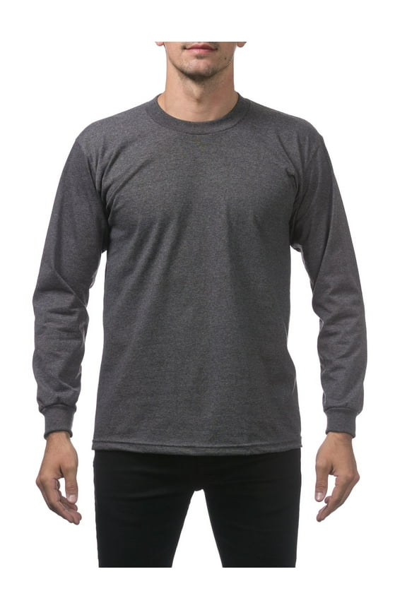 Men's Heavyweight Cotton Long Sleeve T-Shirt