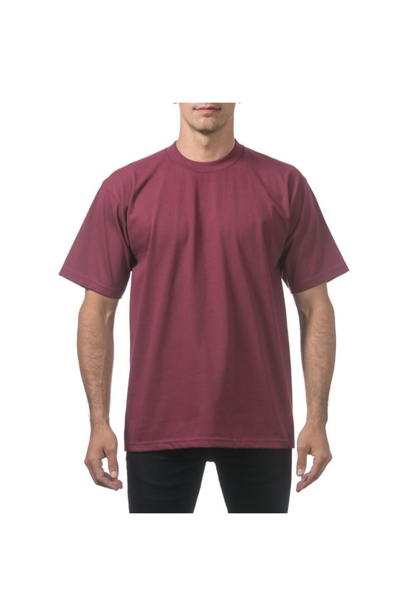 Men's Heavyweight Cotton Short Sleeve Crew Neck T-Shirt PROCLUB