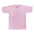 thumbnail image 1 of Pro Club Men's Heavyweight Cotton Short Sleeve Crew Neck T-Shirt (Pink/Sky Blue/Purple), 1 of 3