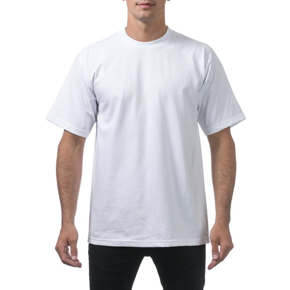 Pro Club Men's Heavyweight Cotton Short Sleeve Crew Neck T-Shirt