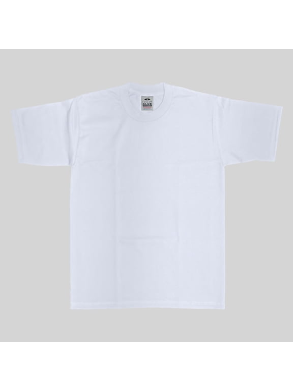Men's Heavyweight Cotton Short Sleeve Crew Neck T-Shirt