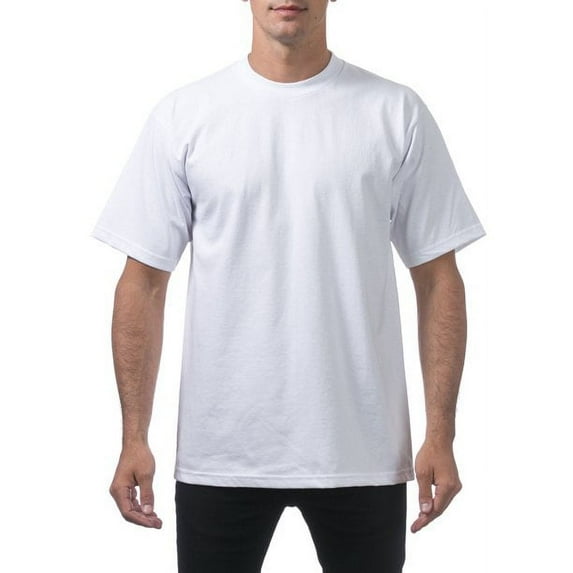 Pro Club Men's Heavyweight Cotton Short Sleeve Crew Neck T-Shirt