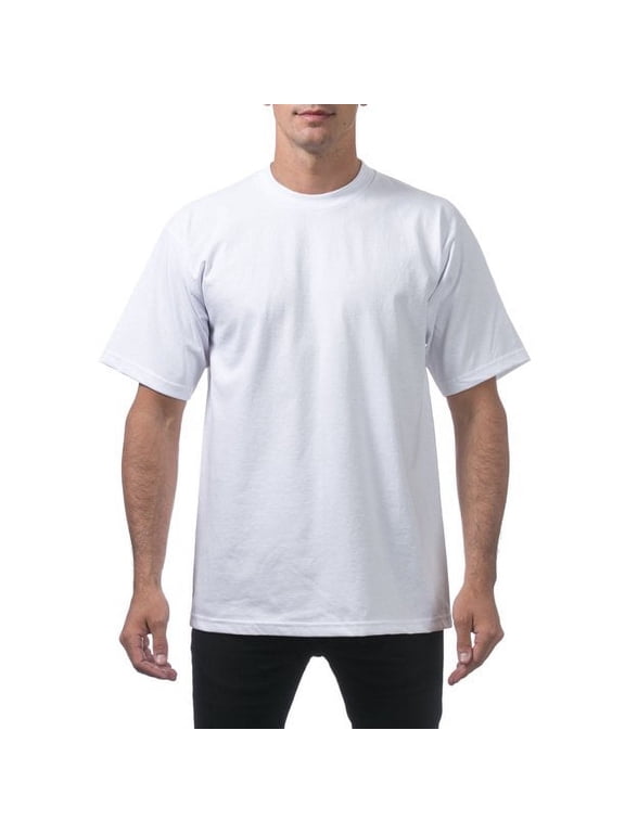 Men's Heavyweight Cotton Short Sleeve Crew Neck T-Shirt