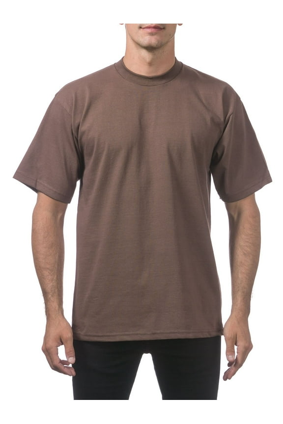 Men's Heavyweight Cotton Short Sleeve Crew Neck T-Shirt