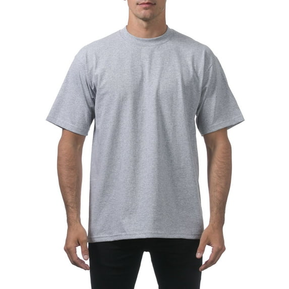 Pro Club Men's Heavyweight Cotton Short Sleeve Crew Neck T-Shirt