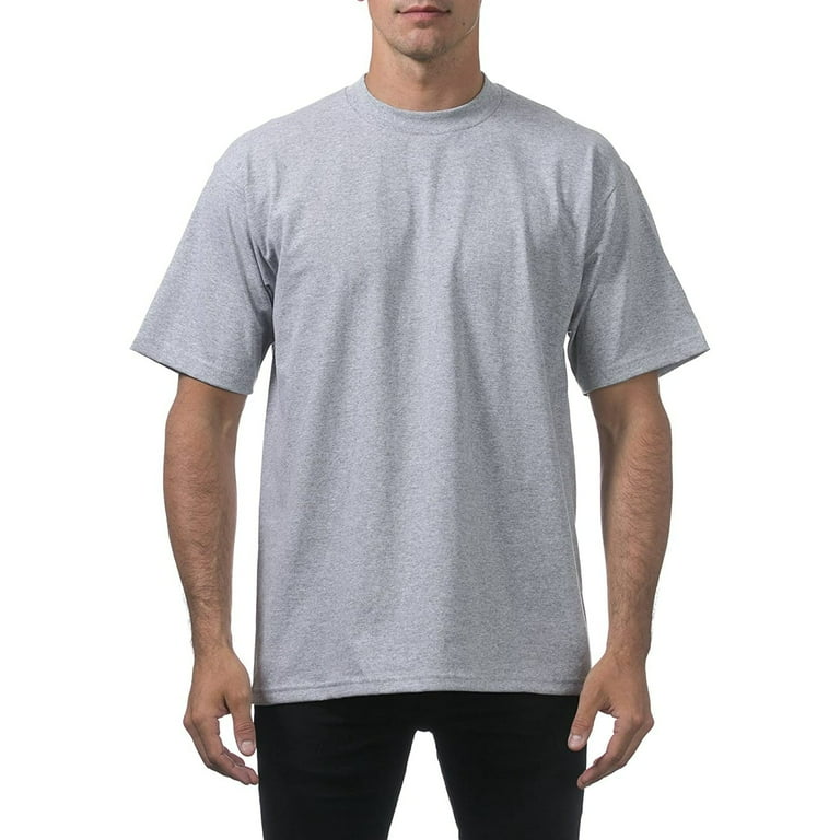 【PRO CLUB】★Tシャツ★ Men's Heavywide Short Sleeve T-Shirt Pro Club Men's Heavywide Cotton Short Sleeve Crew Neck T-Shirt