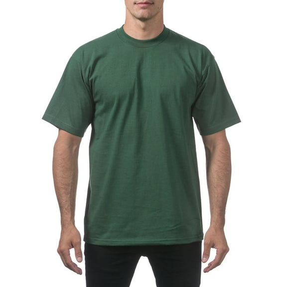 Pro Club Men's Heavyweight Cotton Short Sleeve Crew Neck T-Shirt