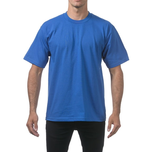 Pro Club Men's Heavyweight Cotton Short Sleeve Crew Neck T-Shirt
