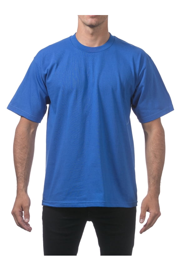 Men's Heavyweight Cotton Short Sleeve Crew Neck T-Shirt