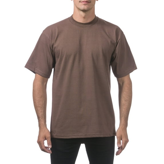 Pro Club Men's Heavyweight Cotton Short Sleeve Crew Neck T-Shirt